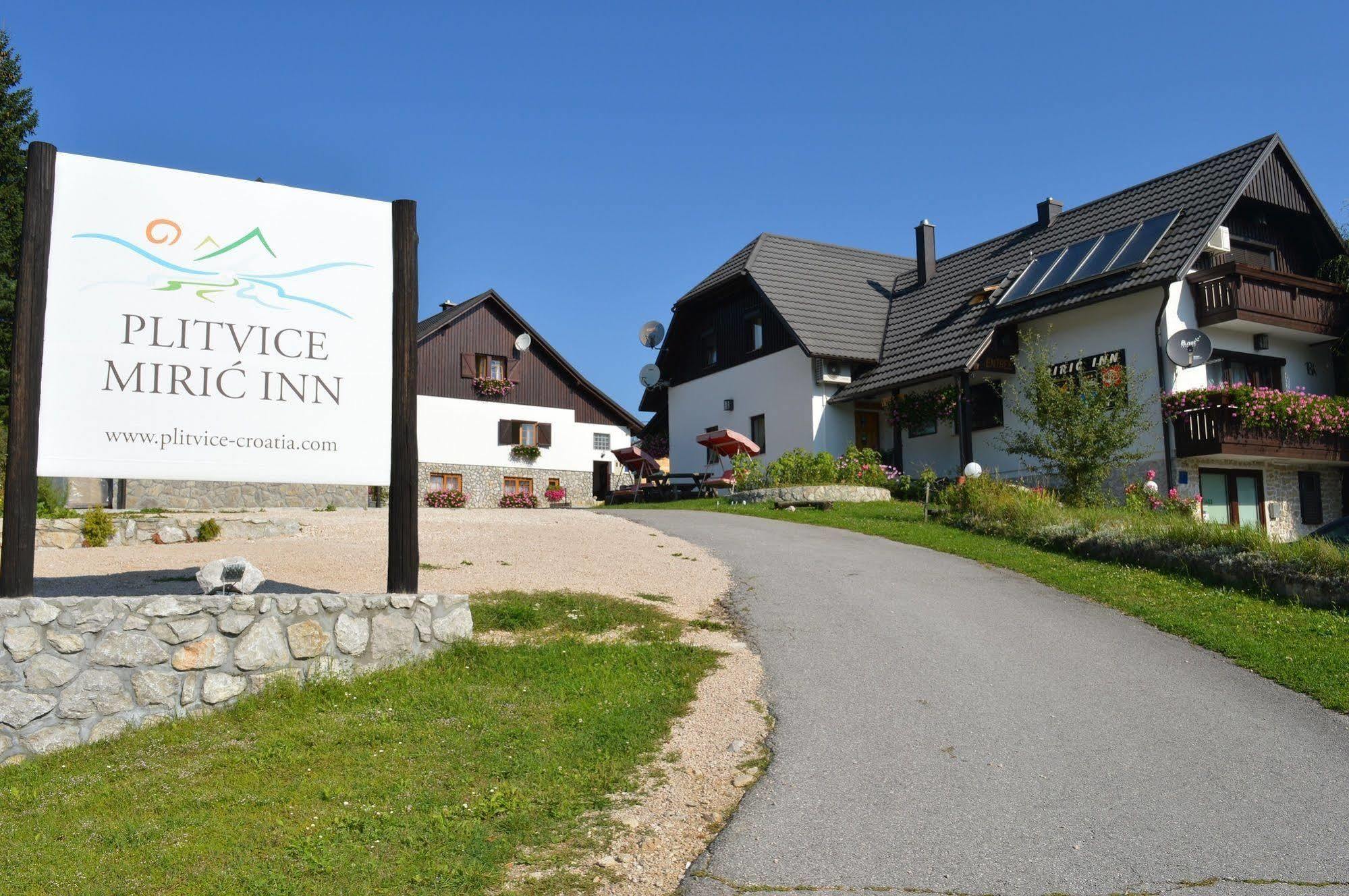 Plitvice Miric Inn Plitvička Jezera Eksteriør billede